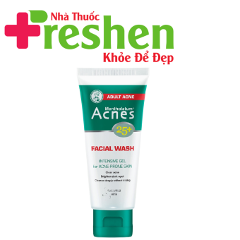 Gel rửa mặt ngừa mụn dành cho tuổi 25 Acnes 25 Facial Wash 100g
