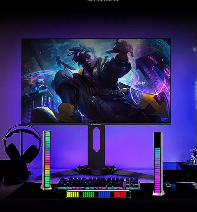 Thanh đèn led nháy theo nhạc đèn led tik tok cắm USB tích điện decor phòng ngủ trang trí xe hơi đèn bay phòng led nháy theo nhạc đèn chớp theo nhạc đèn led decor phòng ngủ đèn nháy theo nhạc