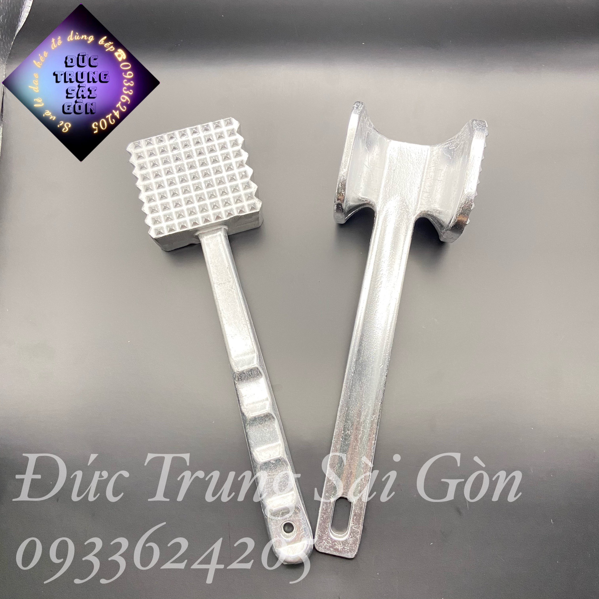 Búa gang 2 đầu, búa dẹt đập mềm thịt, các loại hạt,...