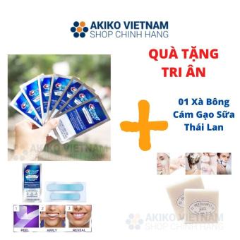 Miếng dán trắng răng ❤  (7 Gói-14 Miếng) ❤ Liệu Trình 7 Ngày - gói dán trắng răng crest