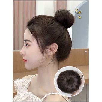 tóc giả búi củ tỏi , búi còn cao cấp mã z1