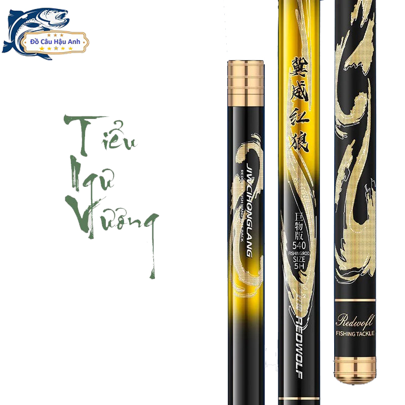 Cần câu tay 6h tiểu ngư vương cần câu đài cacbon cao cấp cc30 hậu anh fishing
