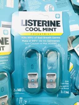 Xịt thơm miệng diệt khuẩn Listerine Cool Mint
