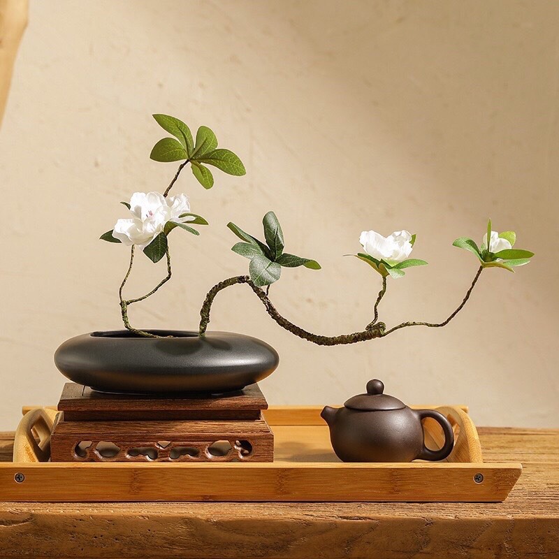 Bình sứ cắm hoa cổ phong