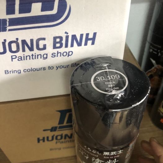 Sơn xịt SAMURAI màu Đen Bóng - 109 (400ml)