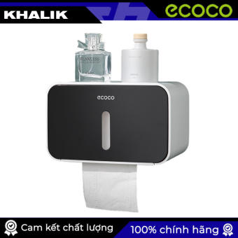 Hộp đựng giấy vệ sinh treo tường Ecoco E1903 - Loại kệ đa năng treo tường không cần khoan đục