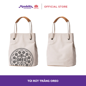 Túi Oreo dây rút trắng