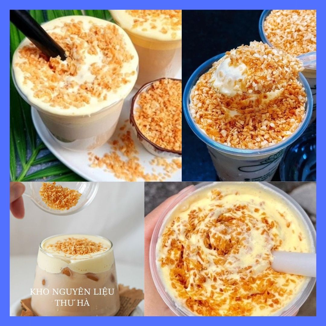 Vụn dừa nướng cocochip/topping dừa nướng 500g