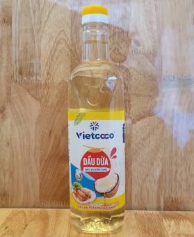 VIETCOCO [chai 1 L] DẦU DỪA NGUYÊN CHẤT [VN] Coconut Oil (HALAL)