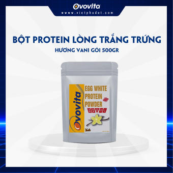 Bột lòng trắng trứng 500gr vị Vani