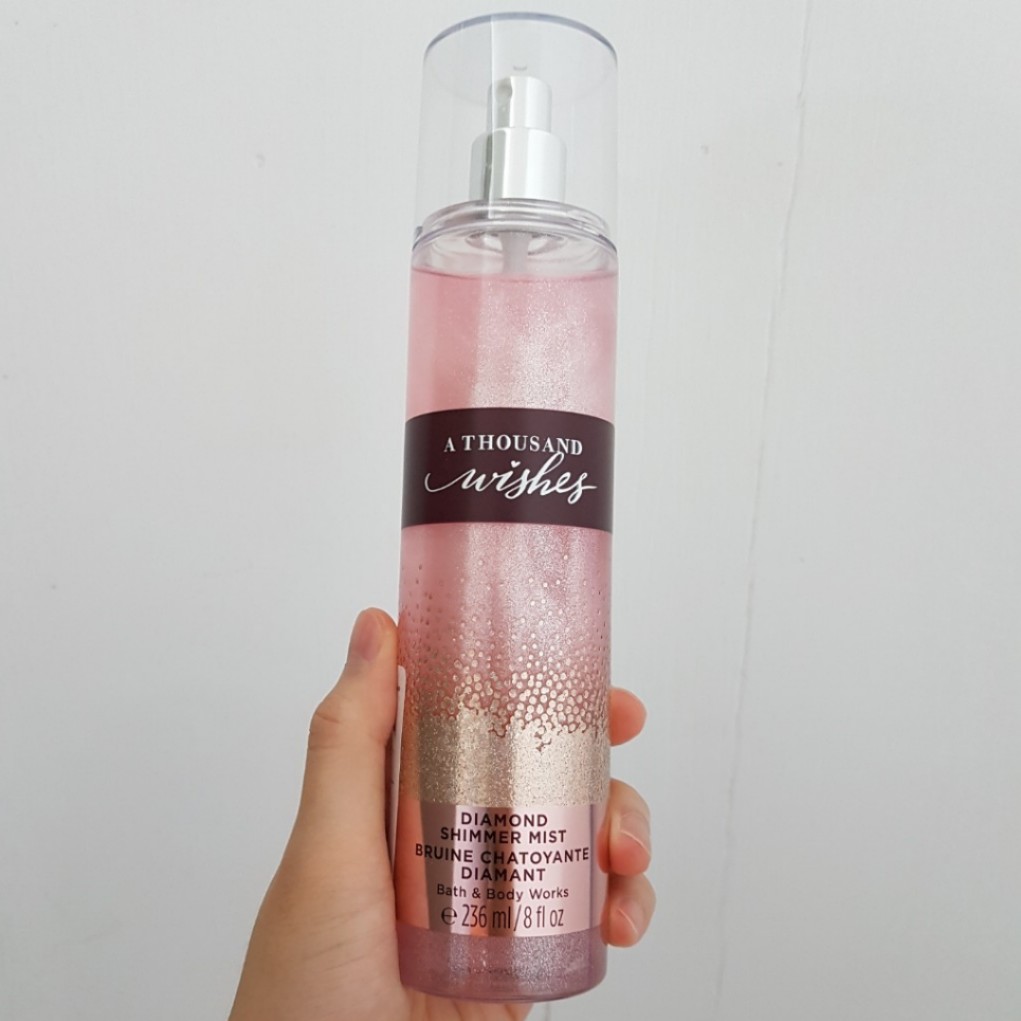 Xịt thơm toàn thân Bath body work Diamond shimmer/Japanese