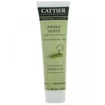 Mặt Nạ Đất Sét  Xanh CATTIER ARGILE VERTE GREEN CLAY 100ml