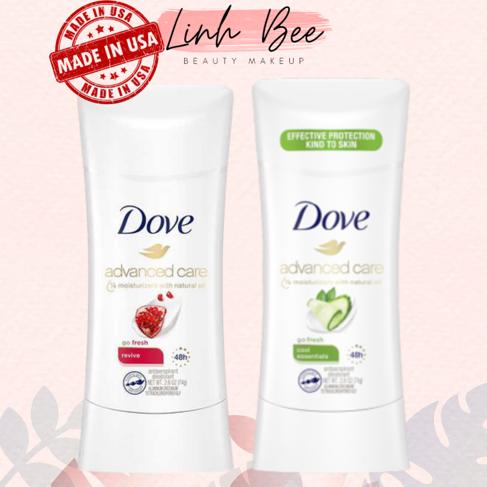 Lăn khử mùi nữ dove 48h lựu / dưa leo - lăng khử mùi nữ - lăn nách nữ