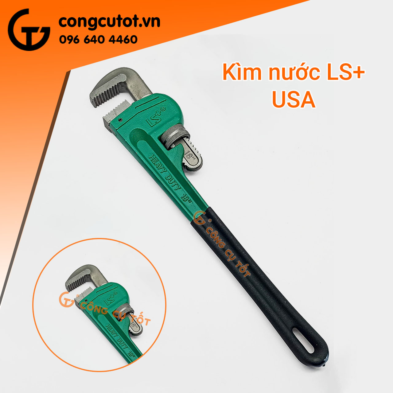 Kìm nước - Mỏ lết nước LS⁺ USA size tùy chọn