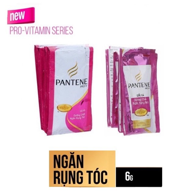 Dầu xả Pantene ngăn rụng tóc 5.8ml x 12 gói