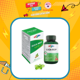 Thực phẩm chức năng Euca - MDP - Softgels - Giảm ho bổ phế, hỗ trợ điều trị cảm cúm, sổ mũi
