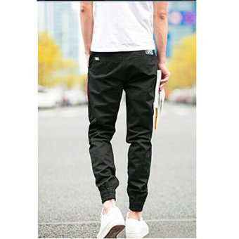 Hanyu Cotton Solid Causal Trouser Pants For Men Navy Black May 2018 - 3 Hanyu Cotton Solid Causal Trouser Pants for Men Navy Black - 3