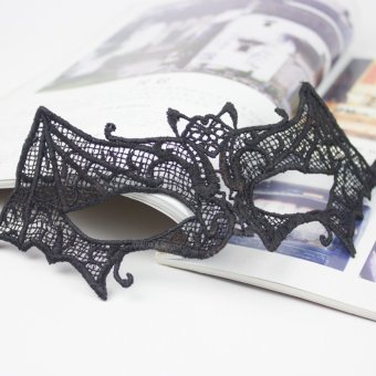 Eye Mask Sexy Lace Venetian Masquerade Ball Halloween Party Fancy Dress Costume Black Bat April 2018 - 2 Eye Mask Sexy Lace Venetian Masquerade Ball Halloween Party Fancy Dress Costume Black Bat - 2