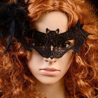 Eye Mask Sexy Lace Venetian Masquerade Ball Halloween Party Fancy Dress Costume Black Bat April 2018 - 5 Eye Mask Sexy Lace Venetian Masquerade Ball Halloween Party Fancy Dress Costume Black Bat - 5