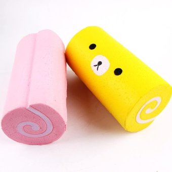 Slow Rising Squishy Swiss Roll Scented Slow Rising Hand Wrist Toy - Intl April 2018 - 5 Slow Rising Squishy Swiss Roll Scented Slow Rising Hand Wrist Toy - intl - 5