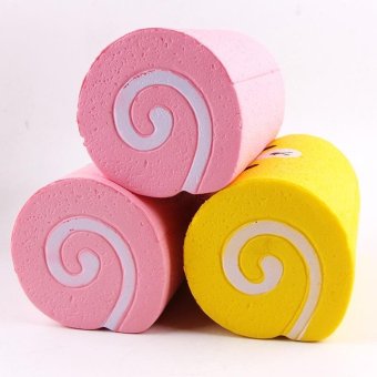 Slow Rising Squishy Swiss Roll Scented Slow Rising Hand Wrist Toy - Intl April 2018 - 4 Slow Rising Squishy Swiss Roll Scented Slow Rising Hand Wrist Toy - intl - 4
