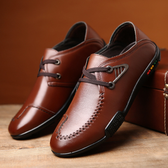 Men 's Fashion British Business Casual Leather Shoes - Intl May 2018 - 2 Men 's fashion british business casual leather shoes - intl - 2