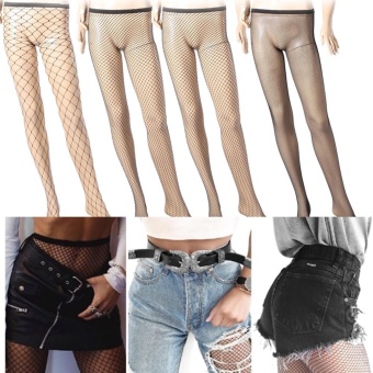 Thigh High Stockings Fishnet Hollowed Black Stretchy LeggingsSocks#1 - Intl June 2018 - 3 Thigh High Stockings Fishnet Hollowed Black Stretchy LeggingsSocks#1 - intl - 3