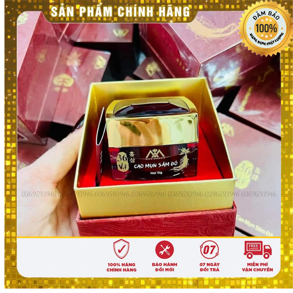 Cao mụn sâm đỏ hộp 15gr
