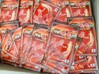 SET 5 CAO DÁN hồng sâm đỏ Hàn Quốc Power Red Ginseng 20 miếng giảm đau nhanh chóng