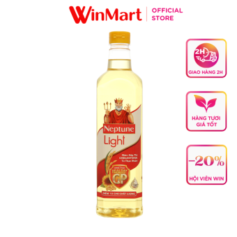 Dầu ăn thượng hạng Neptune Light chai 1L