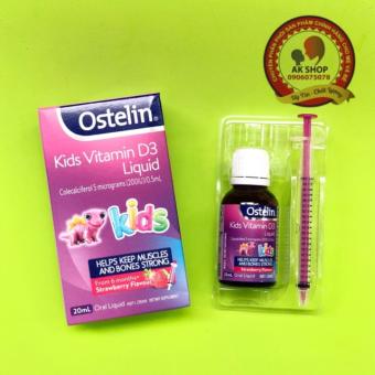 Vitamin D3 Ostelin Liquid Xilanh Hàng  (Mẫu Mới)