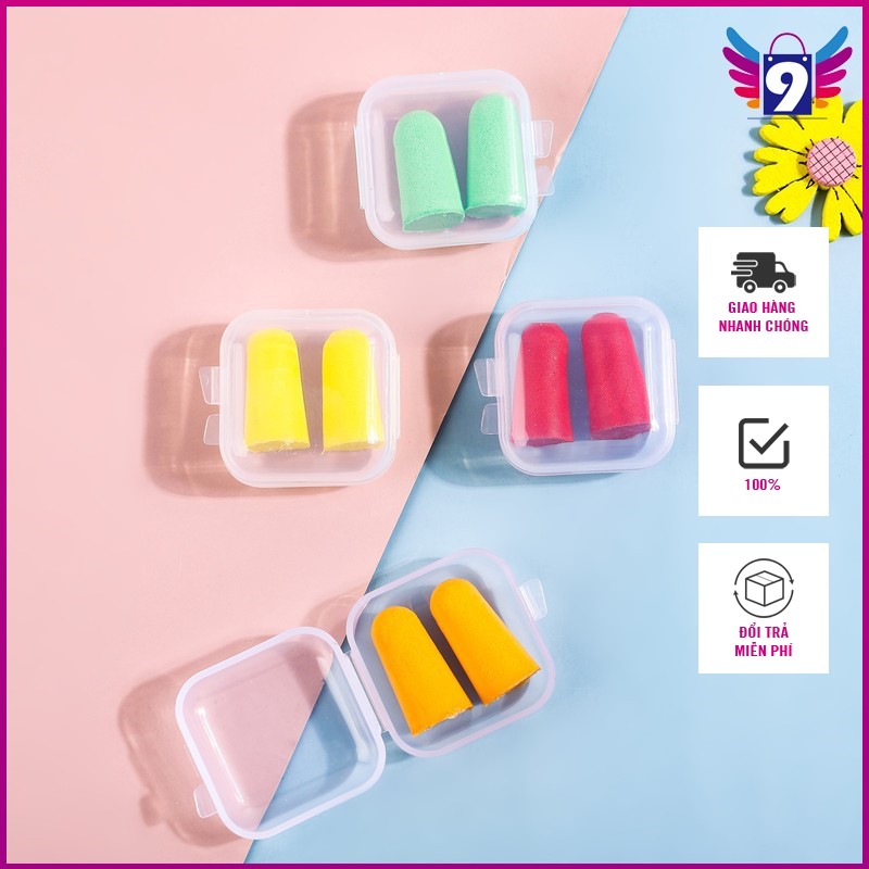 [3-5/8 Hoàn Tiền 25%] - Combo 5 hộp đựng bông tai, nhẫn, mút nhét tay trong suốt đa năng 9 STORE