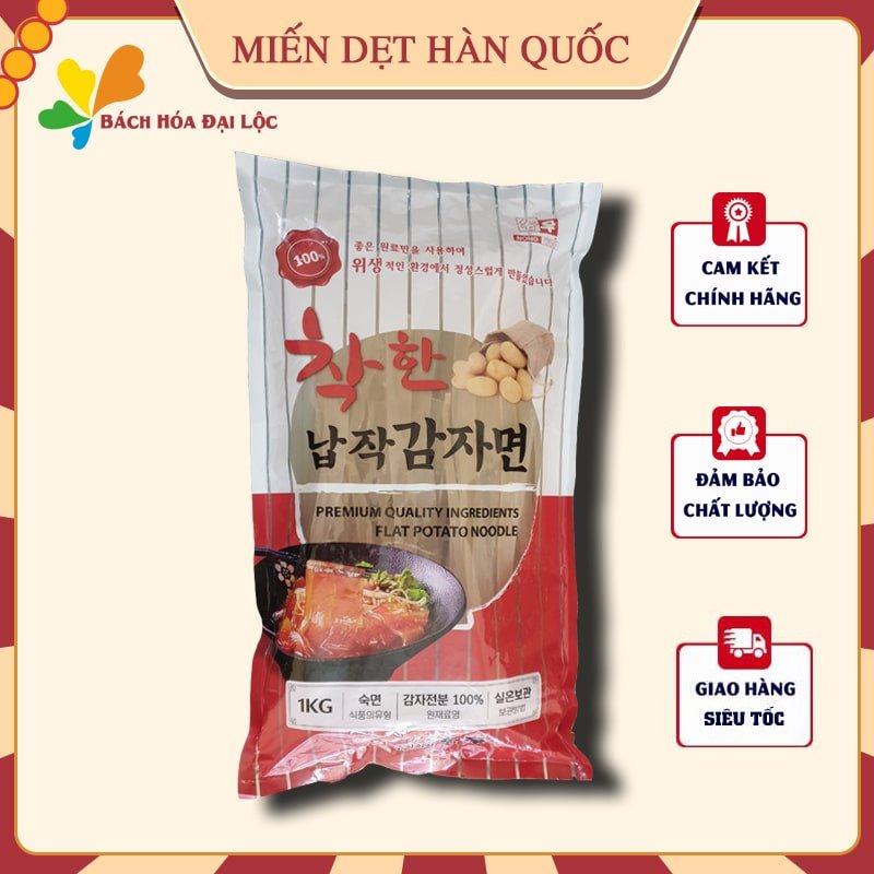 Miến dẹt khoai tây hàn quốc - chuẩn hàn, chuẩn vị