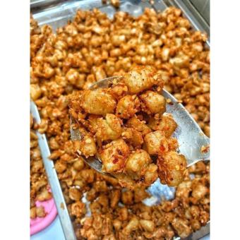 Tóp Mỡ Chiên Giòn Sốt Mắm Tỏi hộp 200 gam - Da Heo Chiên Giòn - Mắm Tỏi - Bánh Tóp Mỡ  - Da Gà - Chân Gà Giòn