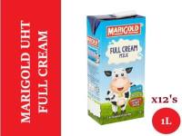 Marigold Full Cream Milk 1L x 12s | Susu Penuh Krim 1L x 12s [1 carton]
