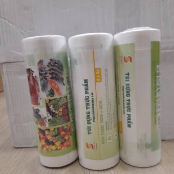 Cuộn 500gr Túi Đựng Thực Phẩm An Toàn Và Tiện Lợi 17*25