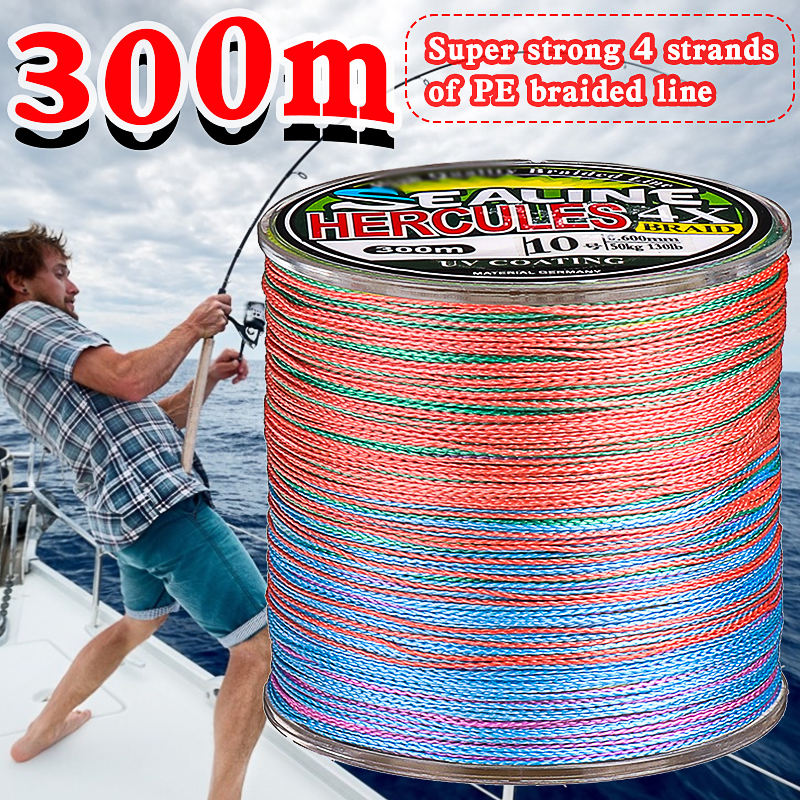 Buy Global Quality Ultra Strong Braided Fishing Line 300m 4 Stra