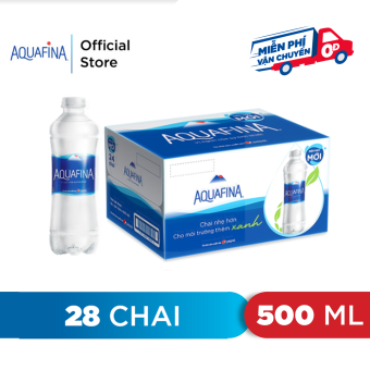 Thùng 28 Chai Nước tinh khiết Aquafina (500ml/chai)