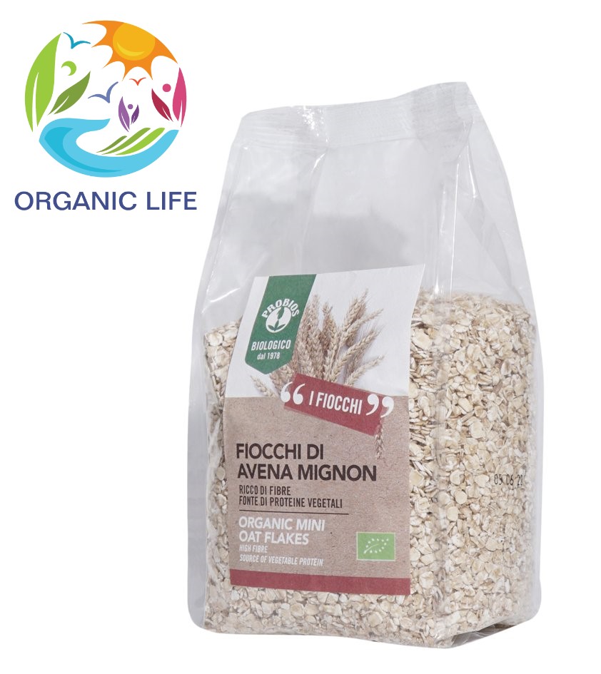 Yến mạch hữu cơ cán mỏng 500g ProBios