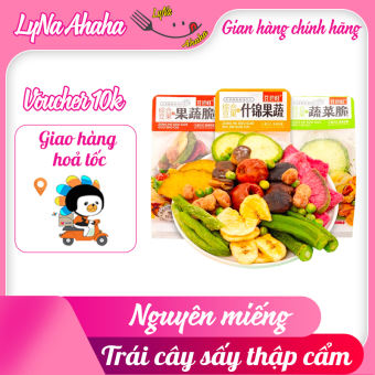 Trái cây thập cẩm sấy, Hoa quả sấy khô nguyên miếng đủ vị thơm ngon giòn rụm, siêu ngon dinh dưỡng