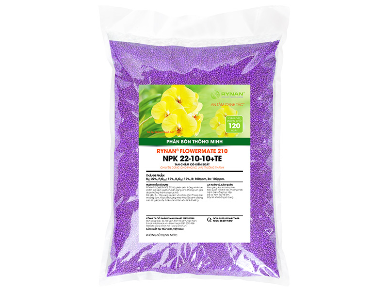 Phân bón RYNAN chuyên dùng cho hoa lan xuất lẻ trong bao 20kg. tan chậm và hạt nở