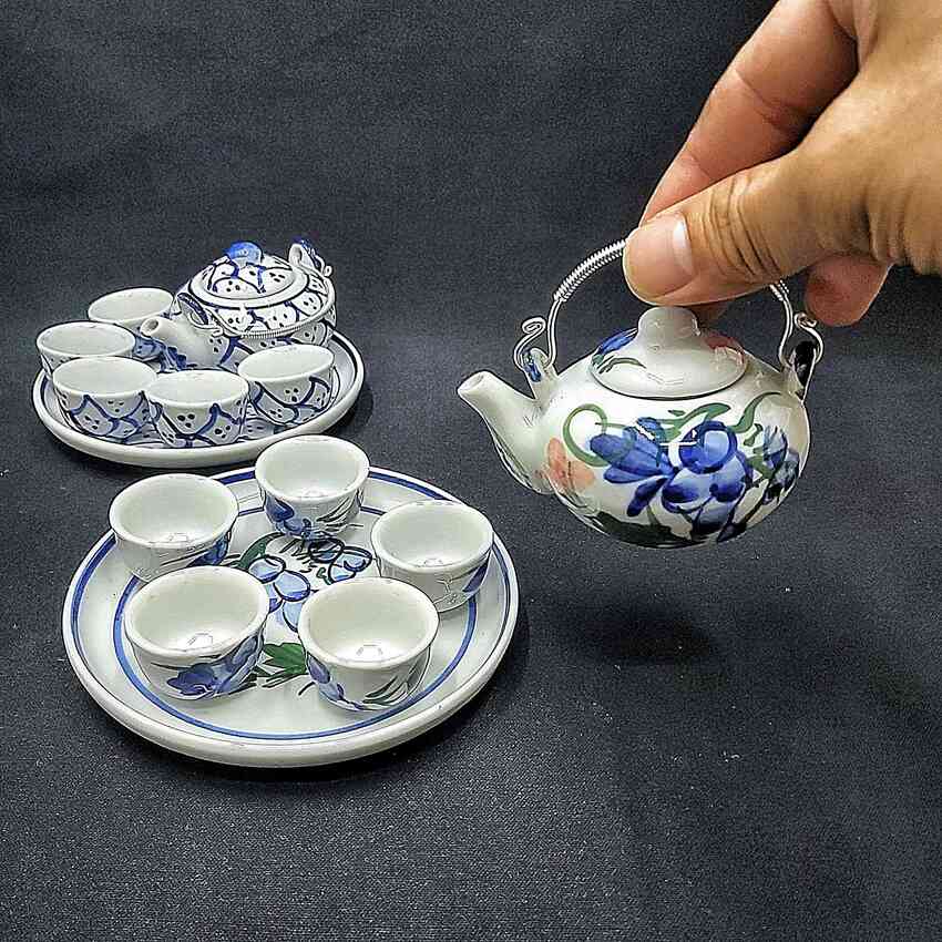 Bộ Ấm Chén Thờ Cúng gốm sứ Bát Tràng cao cấp – Đồ Thờ Cúng bằng sứ - Bộ Đồ Thờ Cúng chất lượng đảm bảo