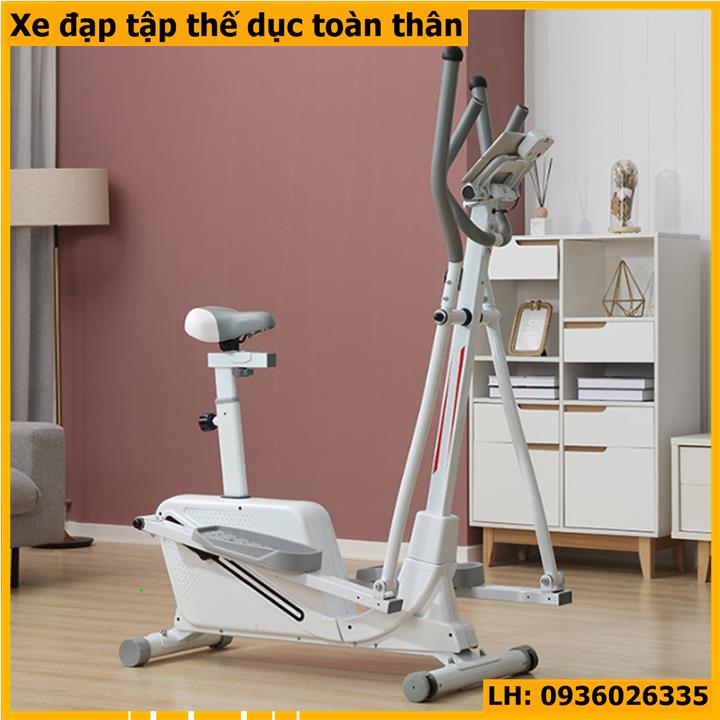Xe đạp tập thể dục toàn thân , Xe Đạp Tập Thể Dục Trong Nhà Cao Cấp, Giúp Giảm Cân Tại Nhà Không Cần Ra Phòng Tập