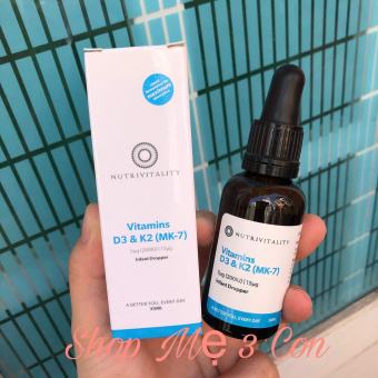 D3k2 Mk7 Nutrivitality Anh Quốc 30ml