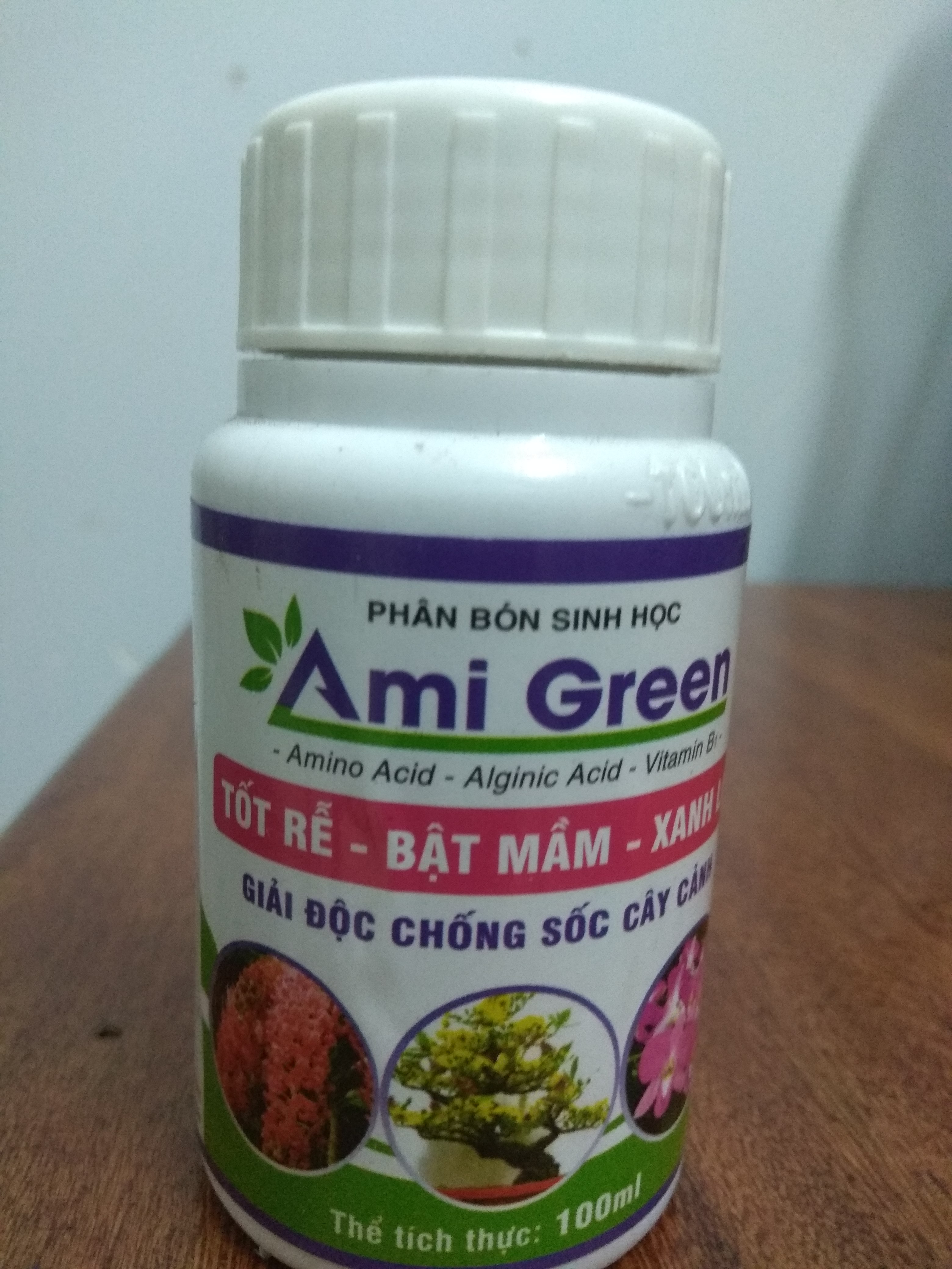 Ami Green giải độc chống sốc cây trồng - chai 100ml