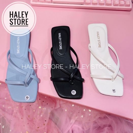 ๑ Dép nữ bệt dây quai chéo kẹp xỏ ngón đi chơi đi học đi biển đi trong nhà HALEY STORE