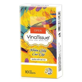 Khăn giấy bỏ túi Vina Tissue (10 tờ x 3 lớp)