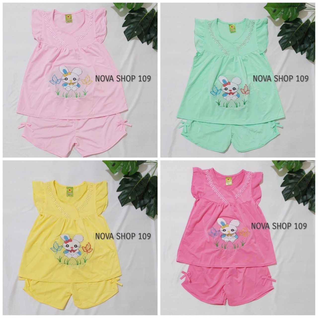 105k combo 3 bộ quần áo bé gái, đồ bộ cho bé gái 1-3 tuổi, đồ bộ thun lạnh cô gái xinh đẹp cho bé gái nguyen xyh store