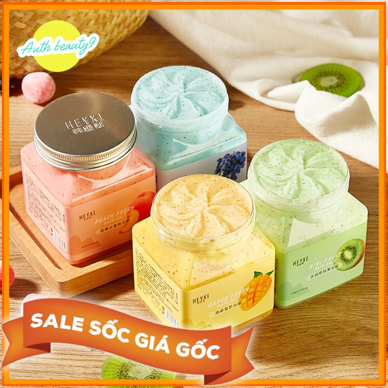 Muối Tắm Tẩy Da Chết Body Vị Hoa Quả HEYXI Cực Thơm - Heyxi Bath Salt Scrub (350g)