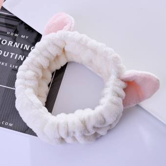 Băng Đô Tai Mèo Rửa Mặt, Cài Tóc Trang Điểm Dễ Thương